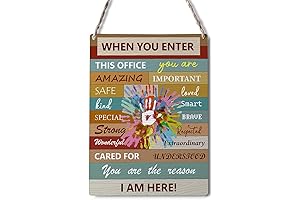 Rustic "When You Enter This Office You are Amazing" Office Signs Avaiable...