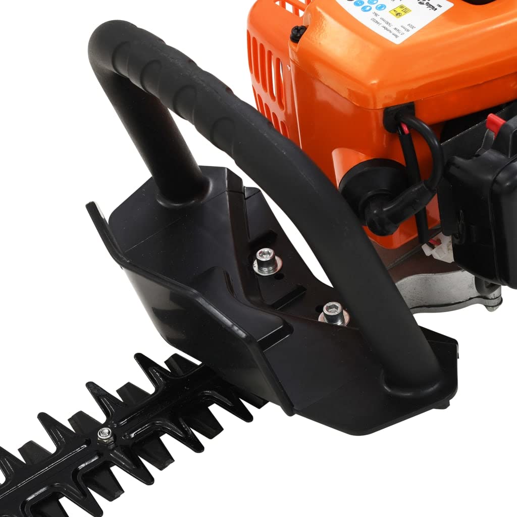 LAPOOH Cortasetos de Gasolina 722 mm Naranja y Negro, Corta Setos Jardin, Podadora, Cortabordes, Recorta Setos, Hedge Trimmer