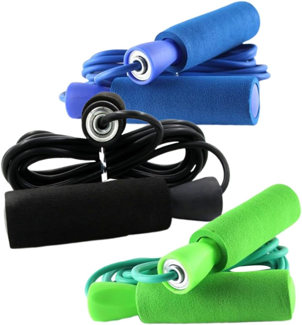 HANABASS 12Pcs Adjustable Jump Rope with Slip Handles for Fitness and Exercise for Indoor and Outdoor Workouts Suitable for Adults