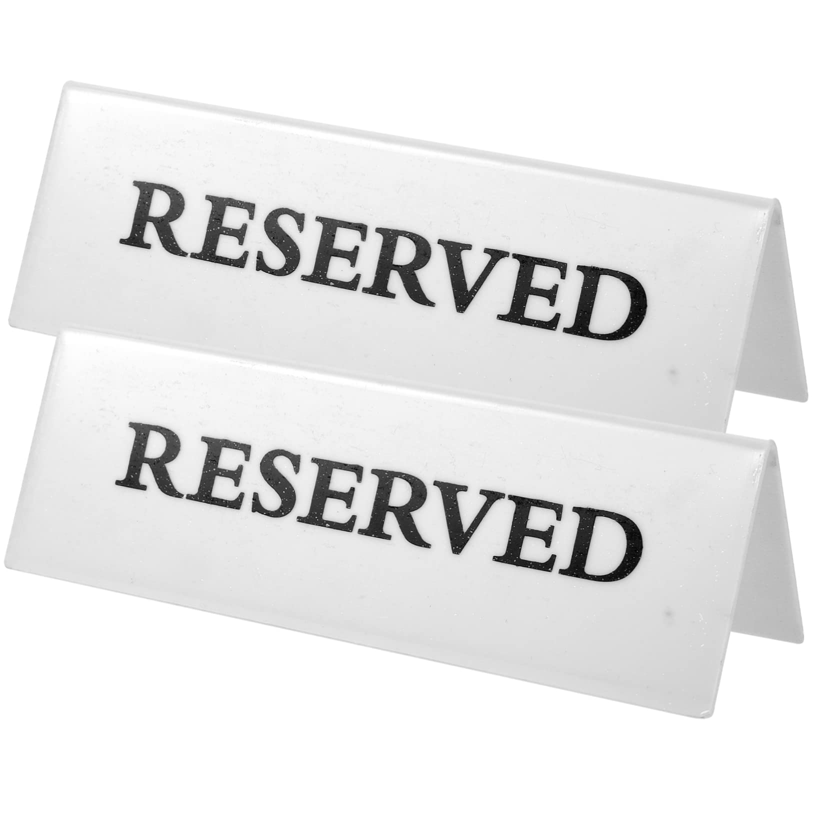 PRETYZOOM 2pcs Acrylic Table Signs Wedding Seating Chart Event Reserved Seating Signs