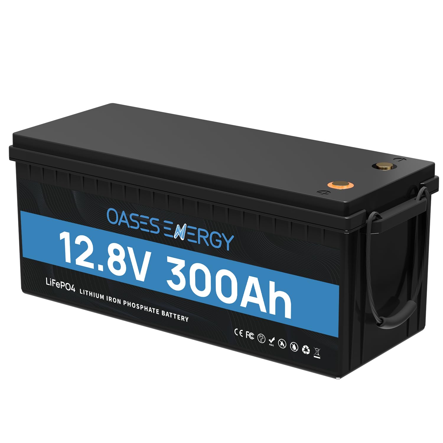 12V 300Ah LiFePO4 Lithium Battery, Build-in 200A BMS with Low Temp Protection, Up to15000 Cycles, Deep Cycle Lithium Battery for RV, Camper, Solar Energy Storage, Boats, Trolling Motor, Off Grid
