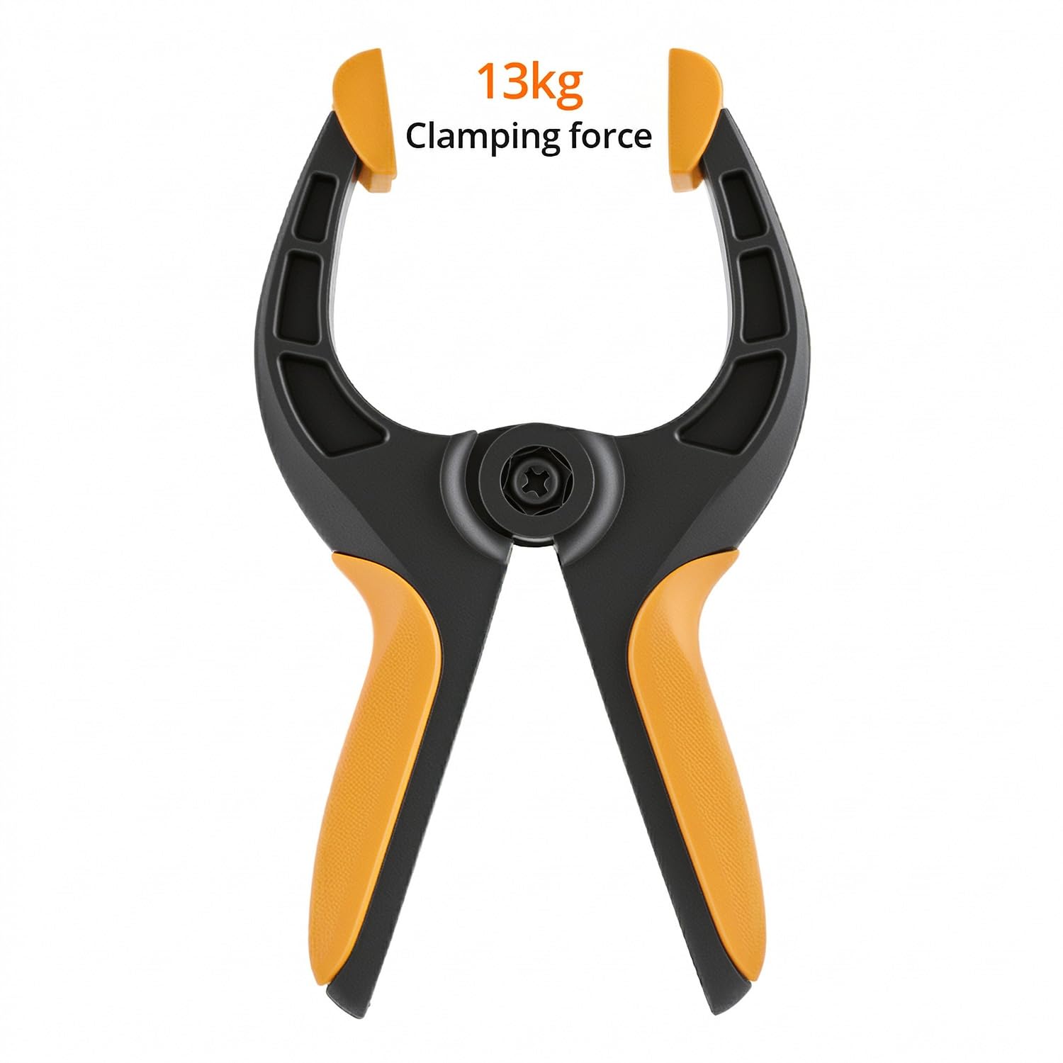 QWORK®® Lot de 8 Grandes Pince a Ressort 17CM, Envergure 70 mm, Force de Serrage 13 kg - Serre-Joints en Nylon Incassable