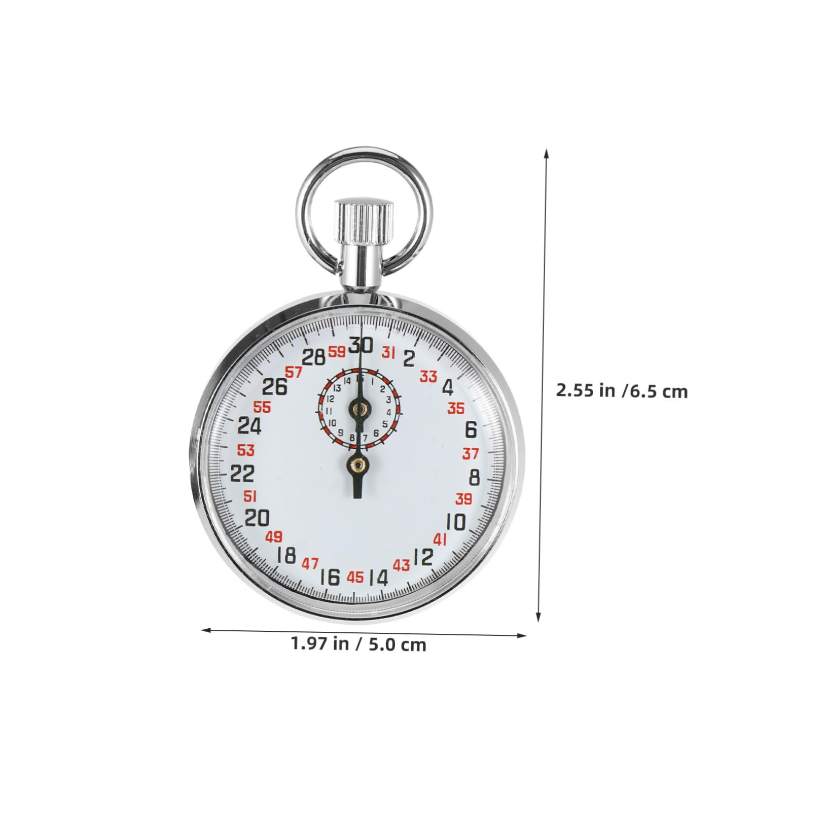 UPKOCH Cronómetro Mecánico De Metal Cronómetro De Física para Experimentos De Cronometraje Temporizadores Ligeros para Entrenamientos De Atletismo y Árbitros