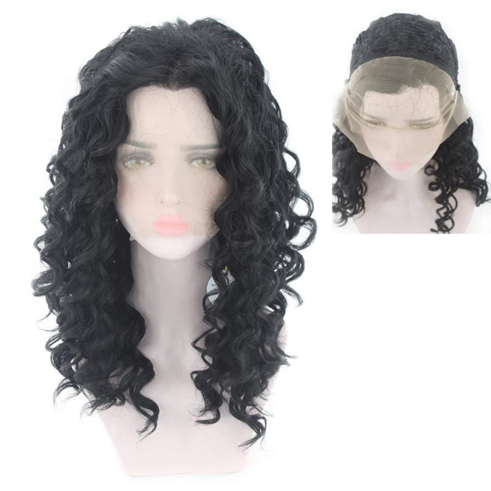 Perruque de vrais cheveux noirs péruviens pour retrouver un volume naturel invisible