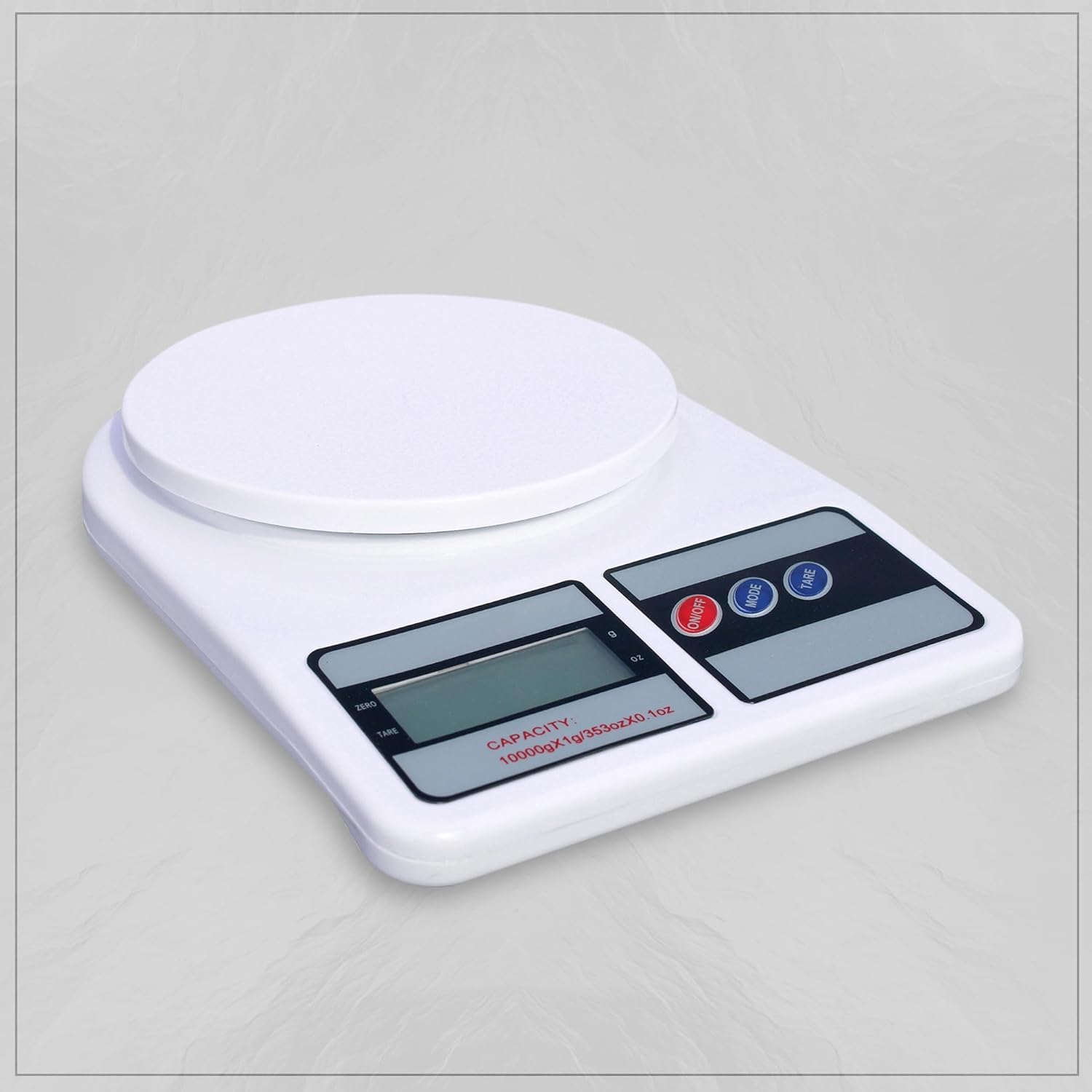 Digital Kitchen Scale with LCD Display, 10Kg Capacity | Backlit Display, Home Baking Use, Cooking & Diet, Weighing Machine-image-38