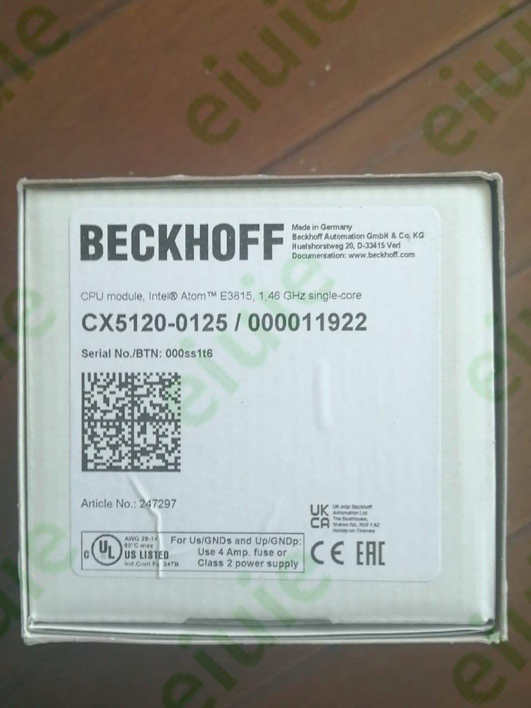 1 Pcs CX5120-0125/000011922 Quality Assurance
