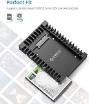 [2Packs] ORICO 2.5 SSD SATA à 3.5 Adaptateur de disque dur Interne Drive Bay Converter Montage Bracket Caddy Tray pour 7 / 9.5 / 12.5mm 2.5 de pouce HDD / SSD avec SATA III Interface(1125SS-2)