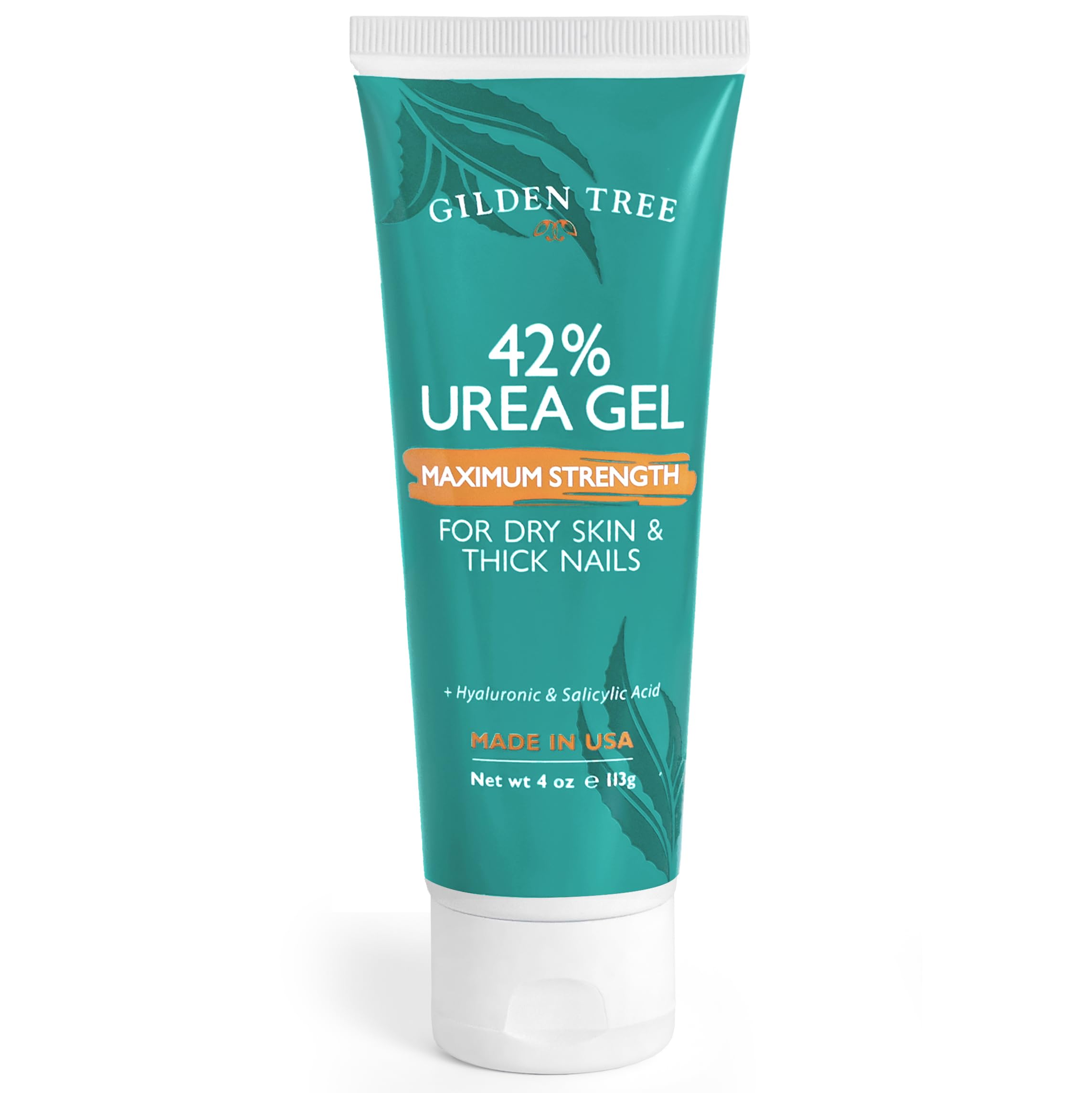 GILDEN TREE Urea Gel 42 Percent For Feet Maximum Strength Softens Cracked Heel Calluses & Thick Toenails
