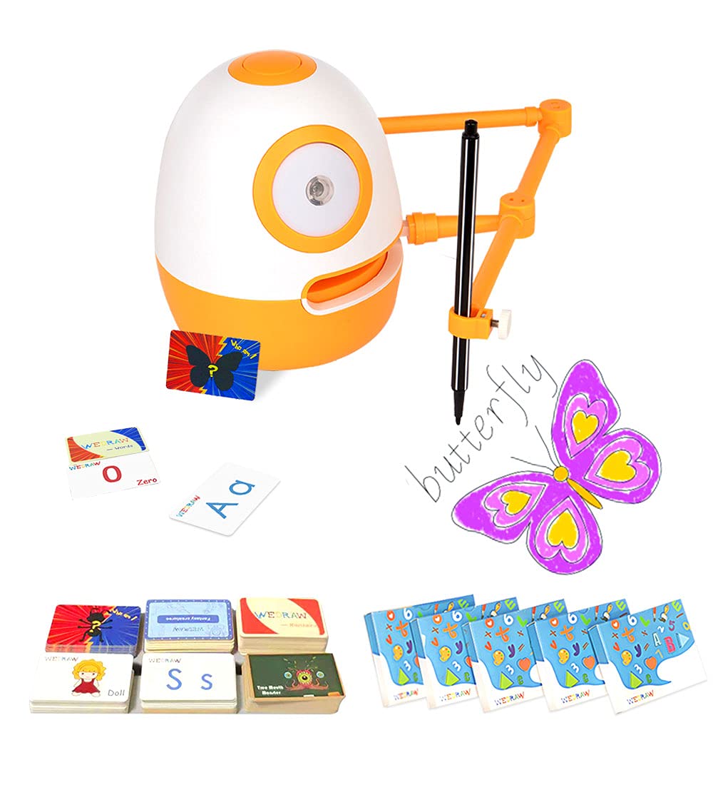 WEDRAW Drawing Robot Learning Educational STEM Robot Toys for Kids Girls,Birthday Gift Toys for 3 4