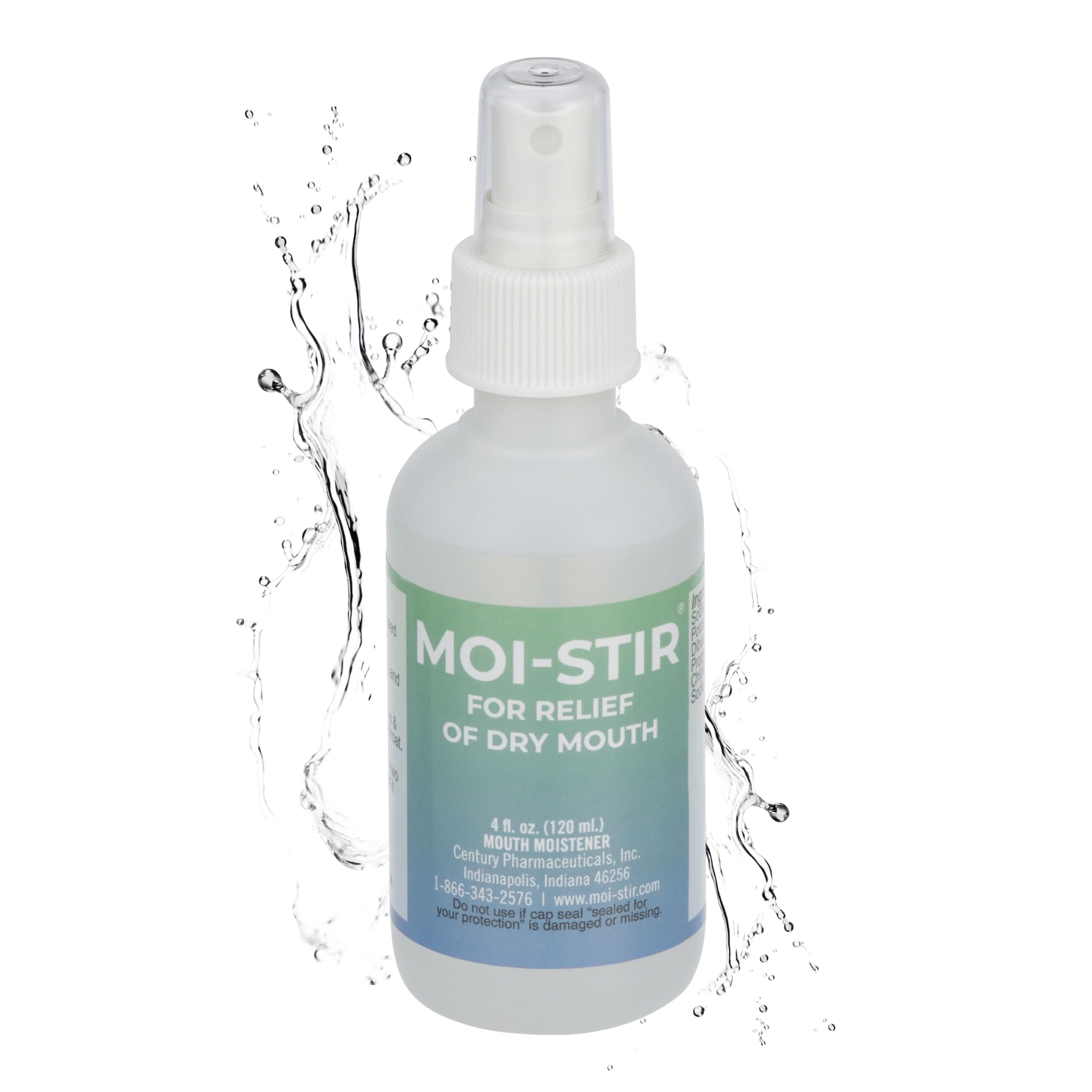 Moi-Stir Spray, 4 oz - Refresh and Relieve Dry Mouth (Xerostomia)