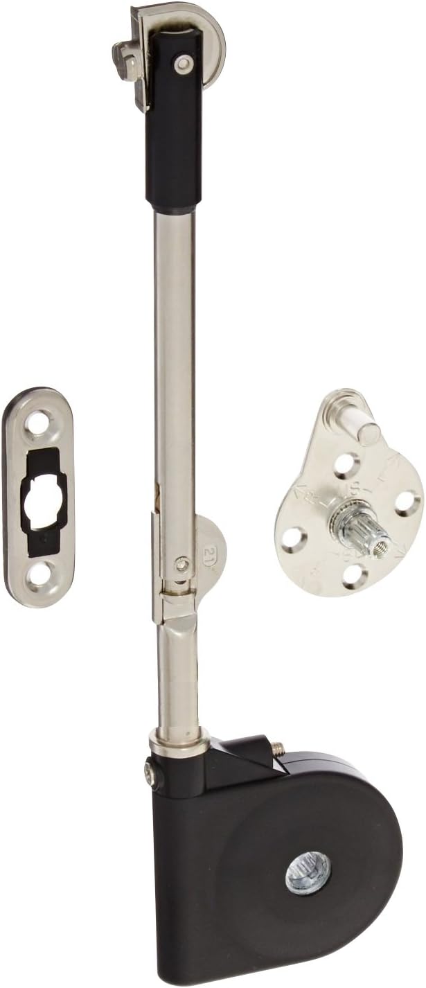 Sugatsune Lid Stay 90 Degree Open with Soft Open Black