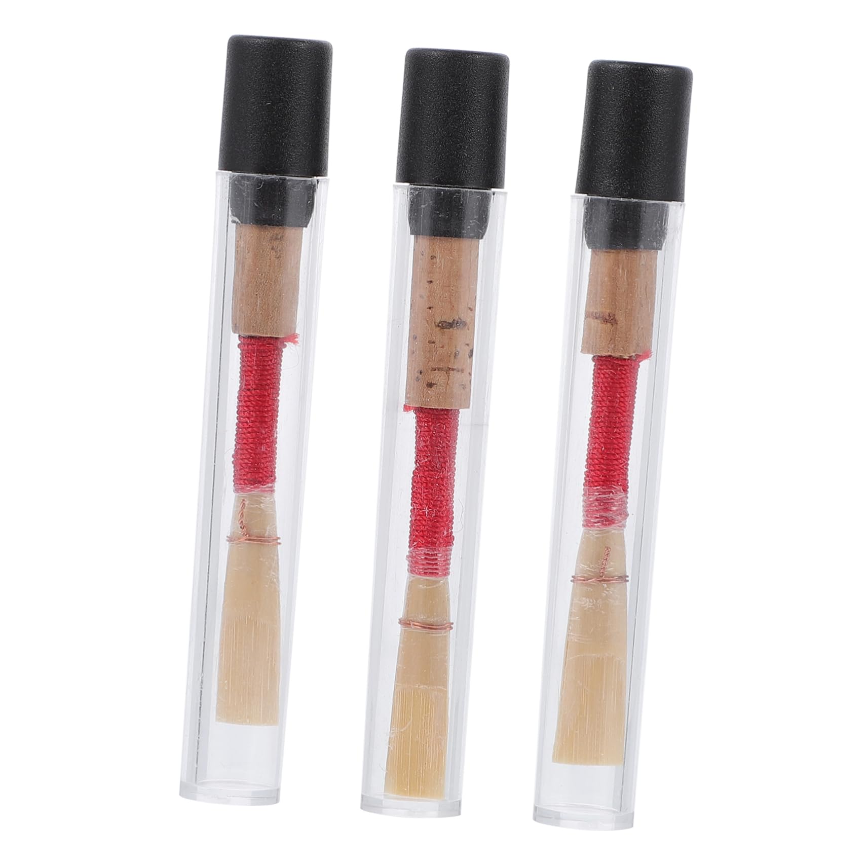 HEMOTON Lot De 3 Anches De Hautbois En Liège Boîte De Rangement Robuste 3 Pièces X 3