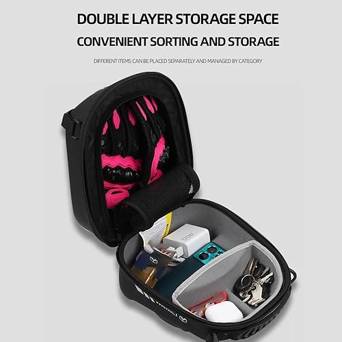 Miniatura 6 de Heigoal Motocicleta tanque bolsa impermeable equipaje bolsas antirrobo para CFMOTO CF MOTO 800MT NK800 250NK 650MT 250SR 450SR CLX250 700CLX