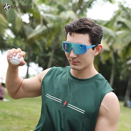 Miniatura 2 de Karsaer Vision - Gafas de sol deportivas para hombres y mujeres, gafas de sol de béisbol para jóvenes, niños, adolescentes y niñas