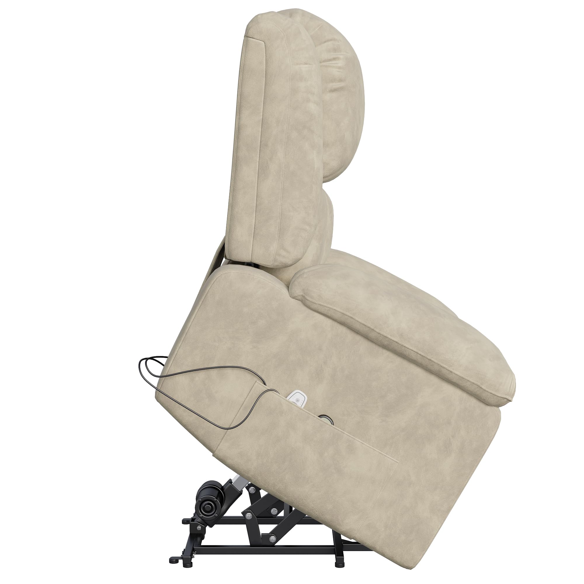 Sillon Relax reclinable electrico, Sillon Masaje Relax, Massage Chair, con 8 Zonas de Masaje potentes y 2 Puntos de Calor, Silla eléctrica con Bolsillos Laterales (marrón)