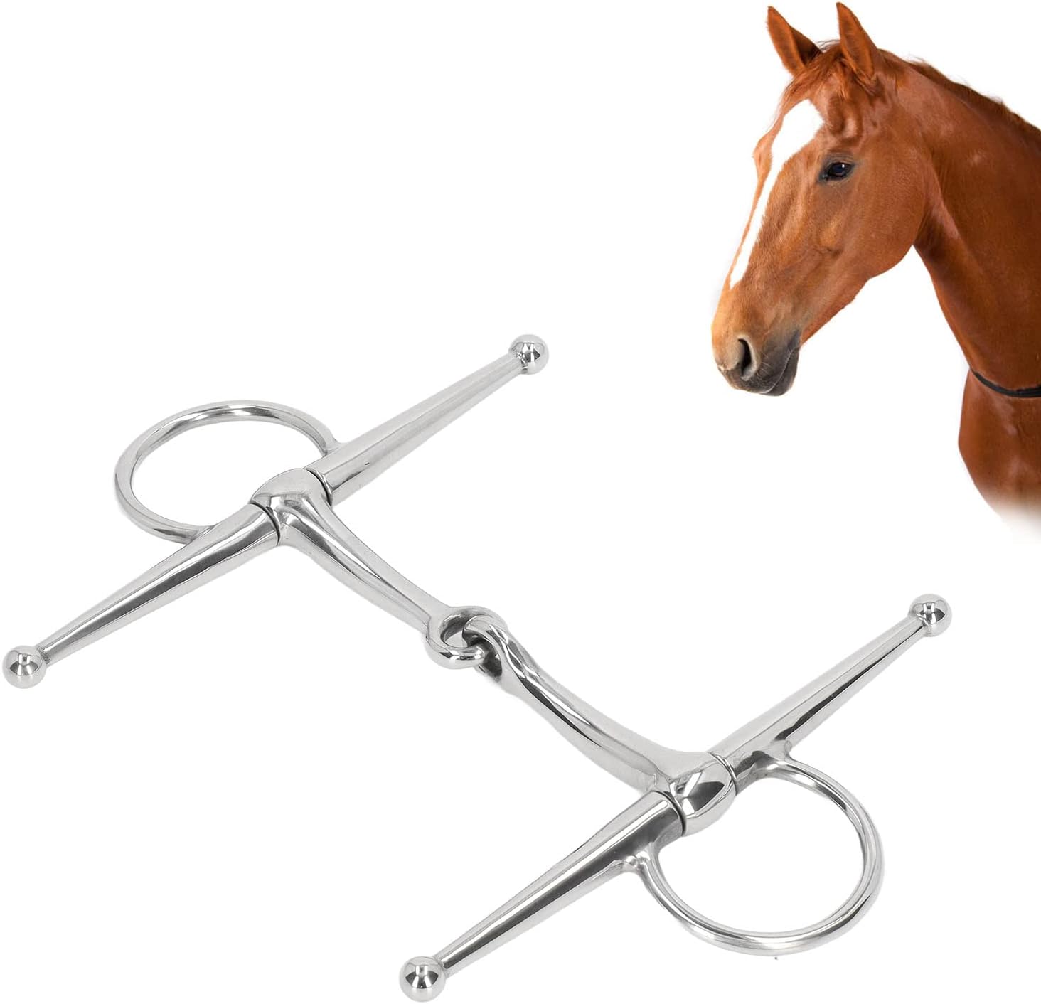 Horse Mouth Bit, Full Cheek Horse Bits for Training