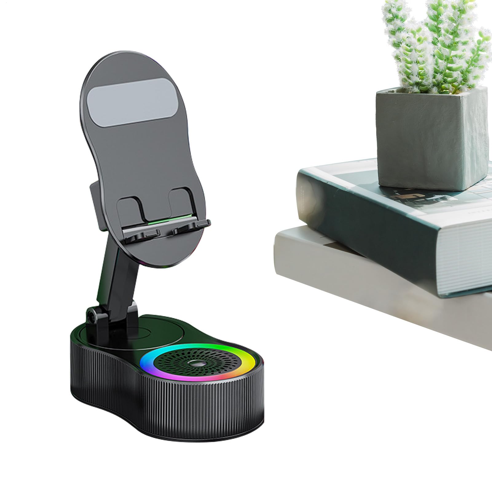 Soporte para teléfono con altavoz que soluciona el mal sonido al ver vídeos 8