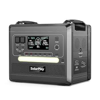 送料込み新品未使用お得な2台セットポータブル電源3230WhGaN採用 Amazon.co.jp: SolarPlay ポータブル電源 2400W 大容量 2160Wh