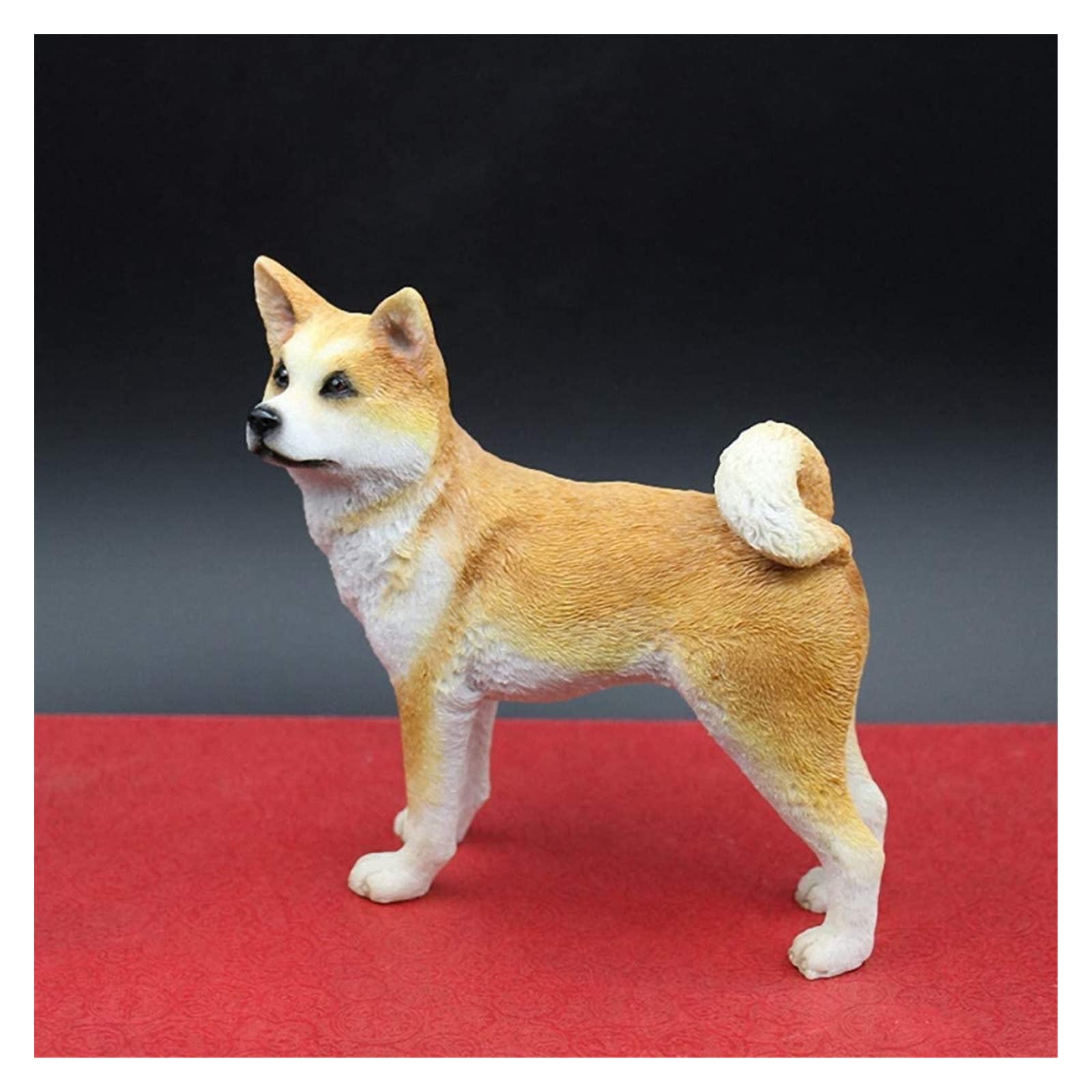 Amazon.co.jp: 彫刻 置物・オブジェ 秋田犬モデルシミュレーション犬の