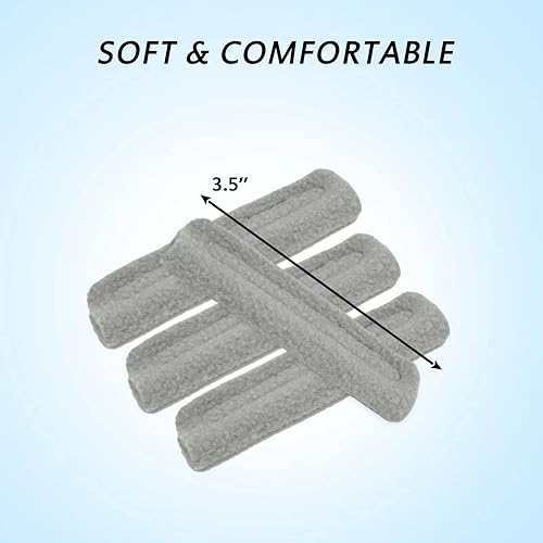 Miniatura 2 de 24 almohadillas nasales de cánula para los oídos, almohadillas cómodas de oxígeno, cubierta de tubo de oxígeno para usuarios de oxígeno, suministros