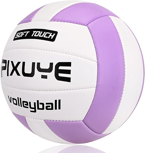 Miniatura 2 de Balones de voleibol tamaño oficial 5, voleibol suave al aire libre para niños, jóvenes y adultos, juegos de playa en interiores (regalo para