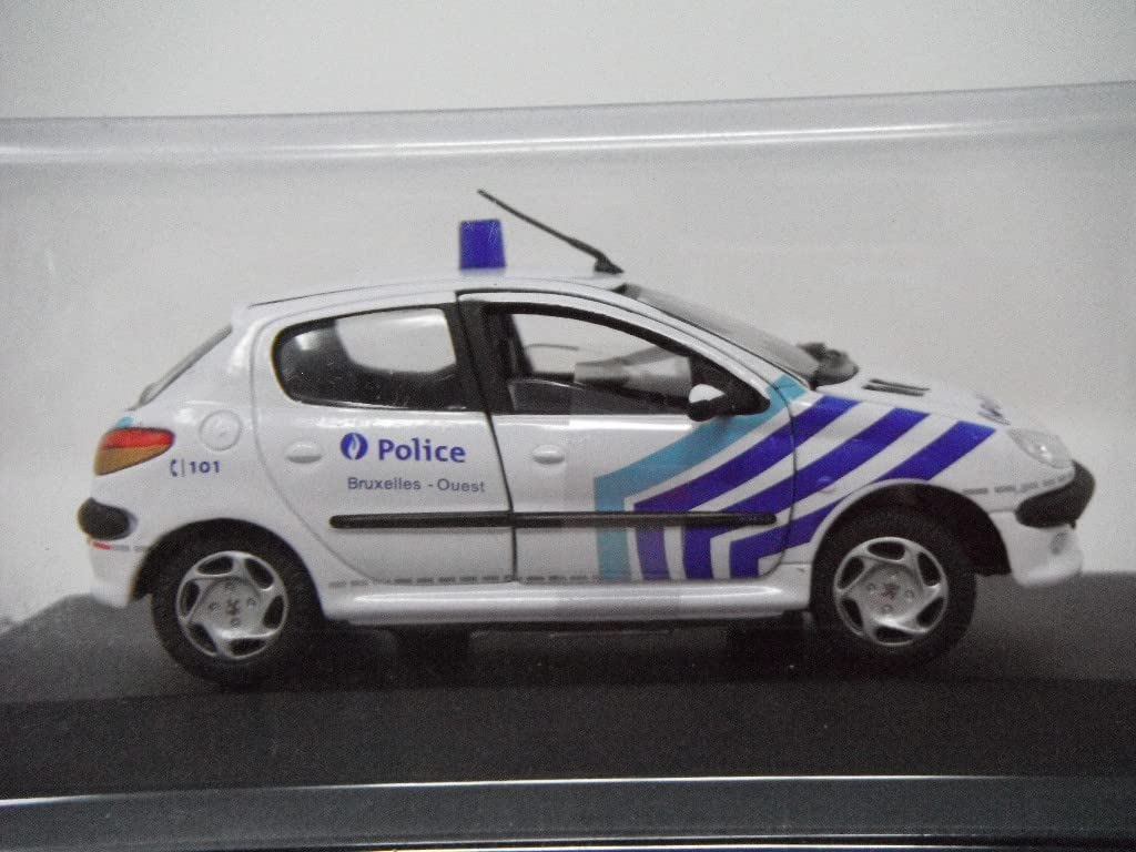 Amazon | □デアゴスティーニ『1/64 PEUGEOT 206 Police - Polotie  