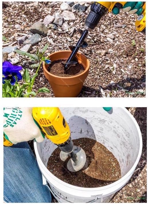 POWER PLANTER 12 in. Steel Bulb Auger Drill Bit