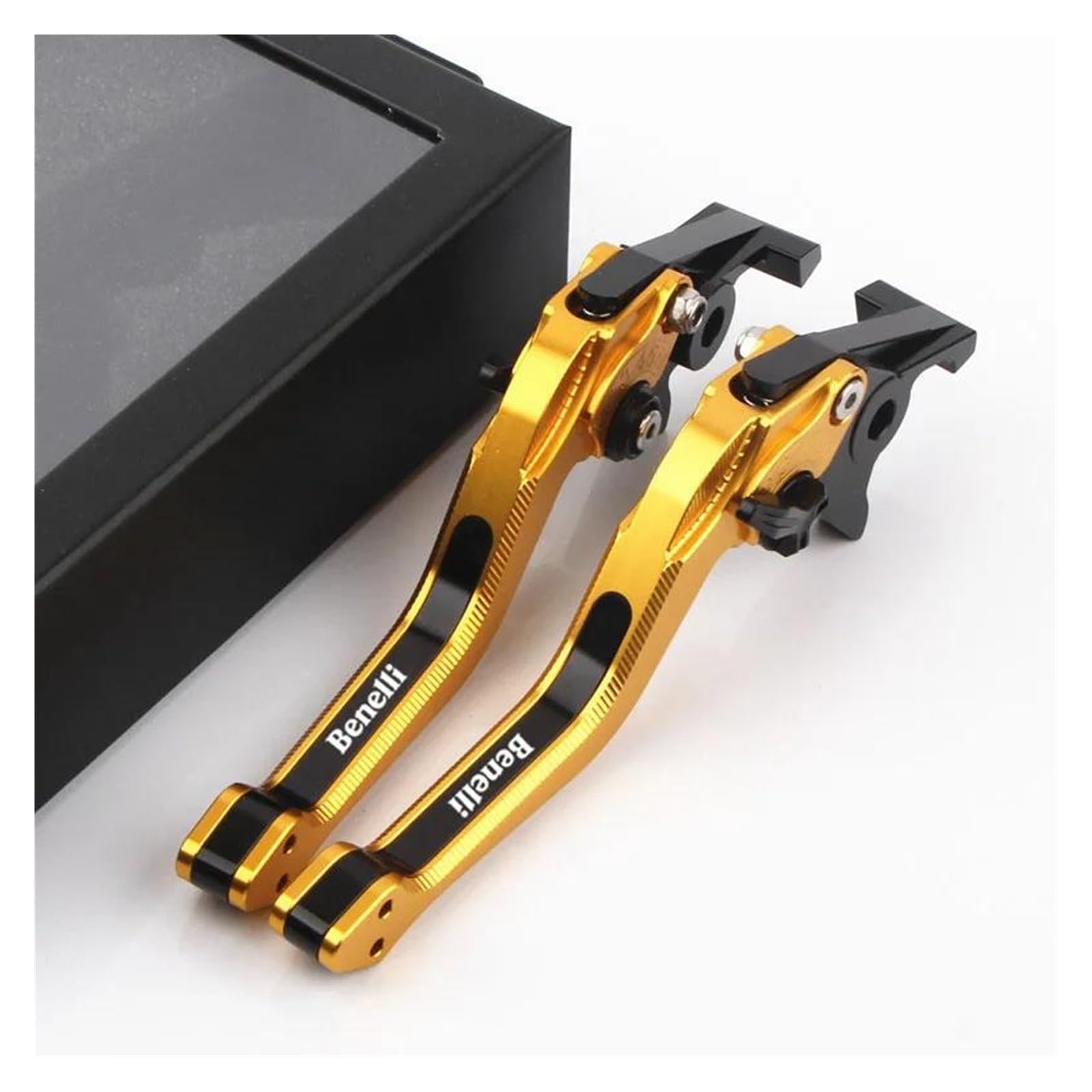 Uyfyqecjy Gold For Benelli 502C 752S Trk502x Motorcycle Cnc 5D Brake Lever Clutch Levers Parts