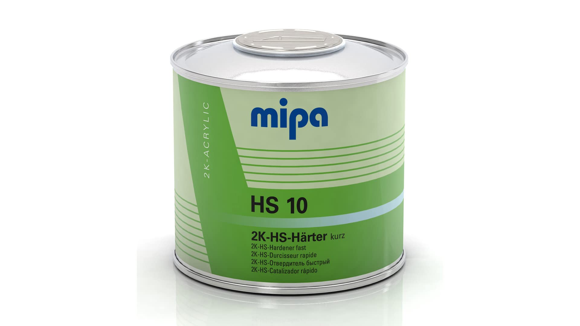 Mipa - 2k HS endurecedor hs10 Corta, 500ml