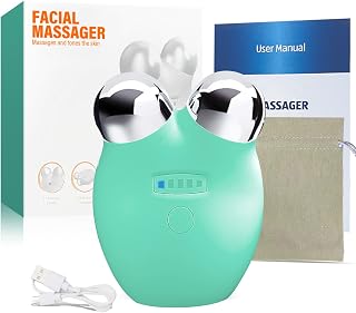 Microcurrent Facial Device, Face Massager, USB Face Sculpting Tool, Mini Rechargeable Facial Massager, Anti-Aging, Face Lifting & Skin Tightening