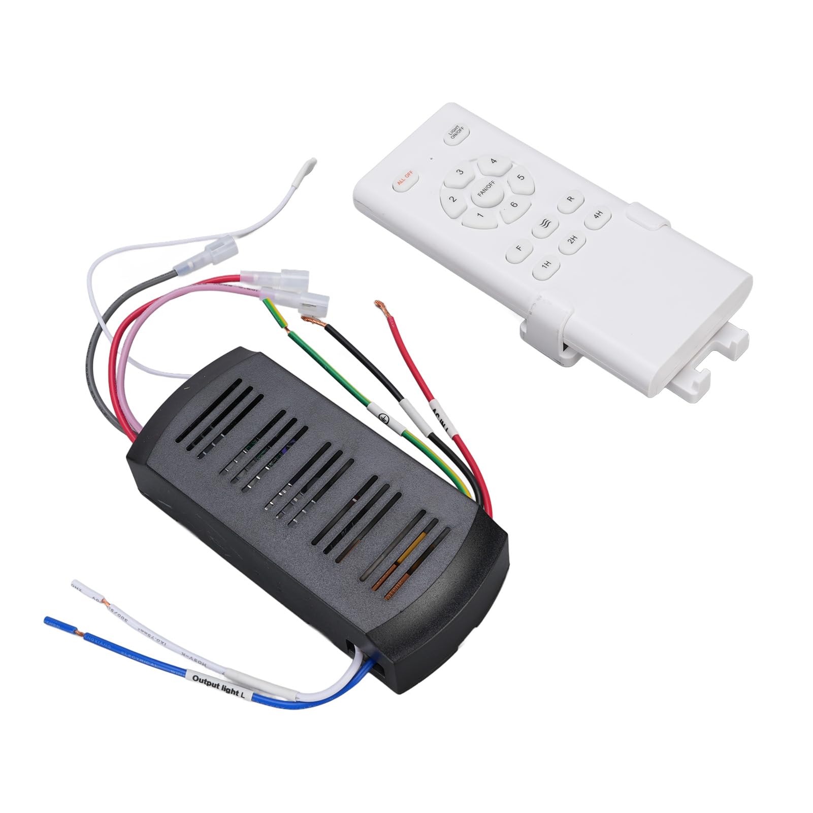 Kit de Télécommande Universelle pour Ventilateur de Plafond – Contrôle Longue Distance, Fonction de Synchronisation et compatibilité Universelle pour Lampe de Ventilateur de Plafond