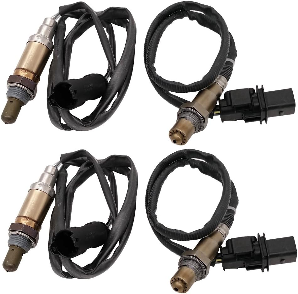GERMBAN 4pcs O2 Oxygen Sensor Upstream & Downstream Fits for 2004-2006 BMW X3 330i 530i 330Ci 234-5107 234-4683