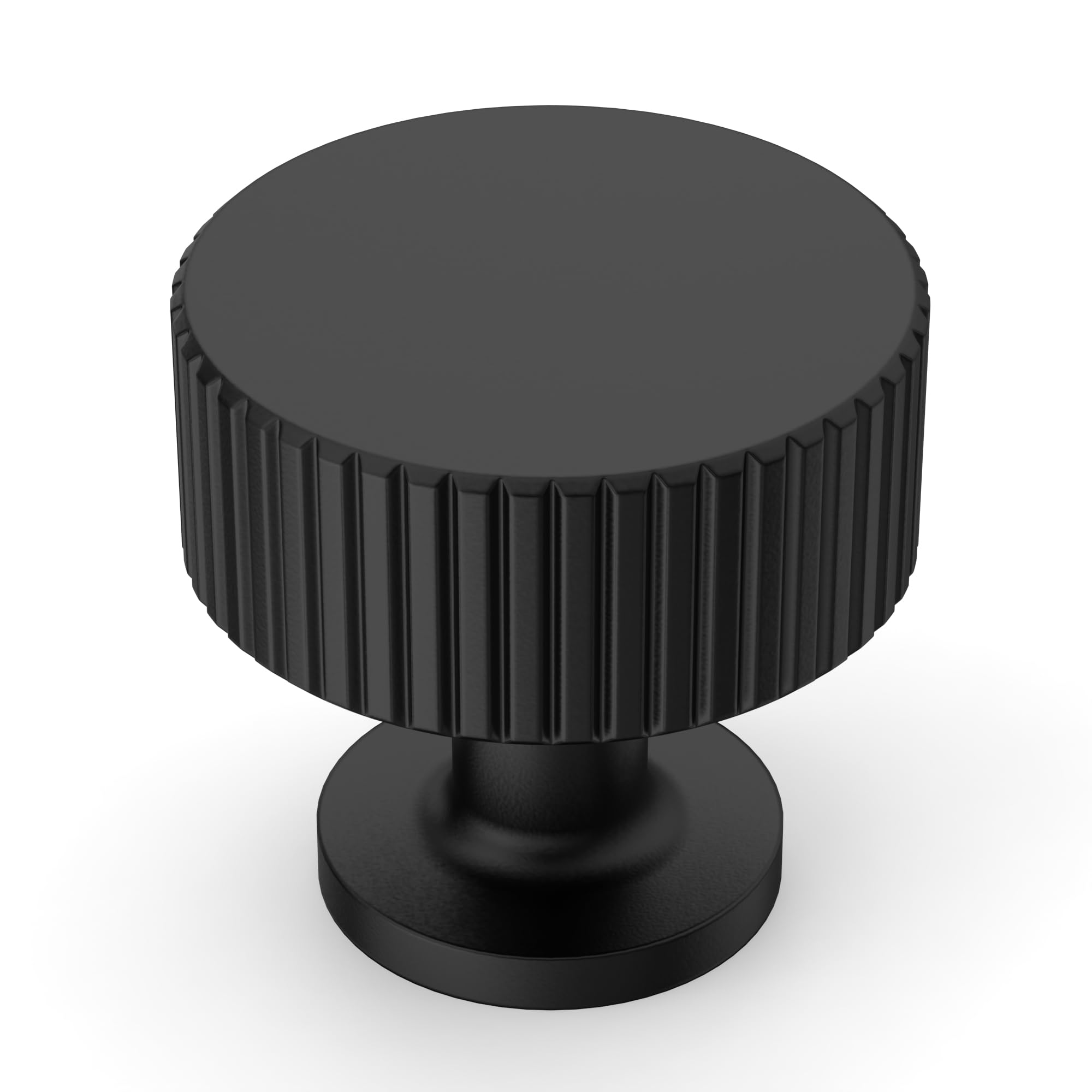Boutons d'armoire noirs mats pour moderniser les meubles de salle de bain