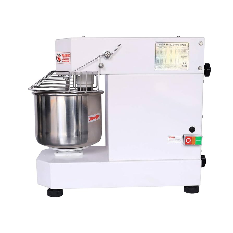 Amazon.com: Hakka Commercial Dough Mixer, 5 Qt Spiral Mixer