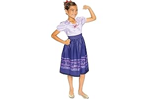Official Luisa Madrigal Costume: Dress, Belt and Hat Set from Disney's Encanto