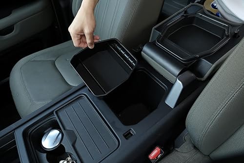 Miniatura 2 de Caja de almacenamiento de plástico ABS para consola central de automóvil para Land Rover Defender 110 2020 2021 (estilo C)