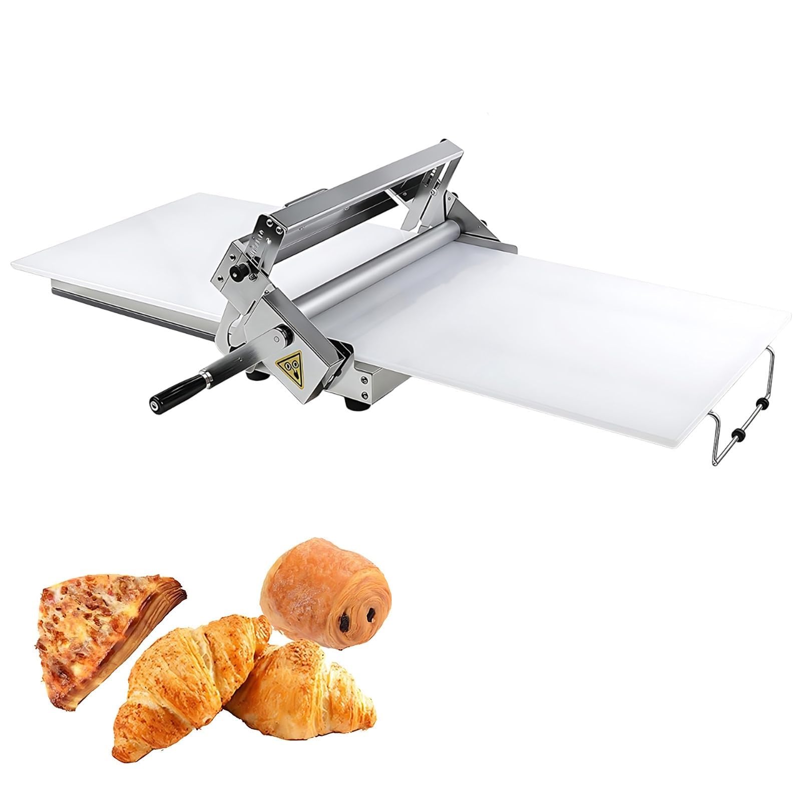 Machine à rouler la pâte réglable pour croissants et pâtisseries – Équipement de boulangerie professionnel pour une épaisseur parfaite, idéal pour une utilisation commerciale