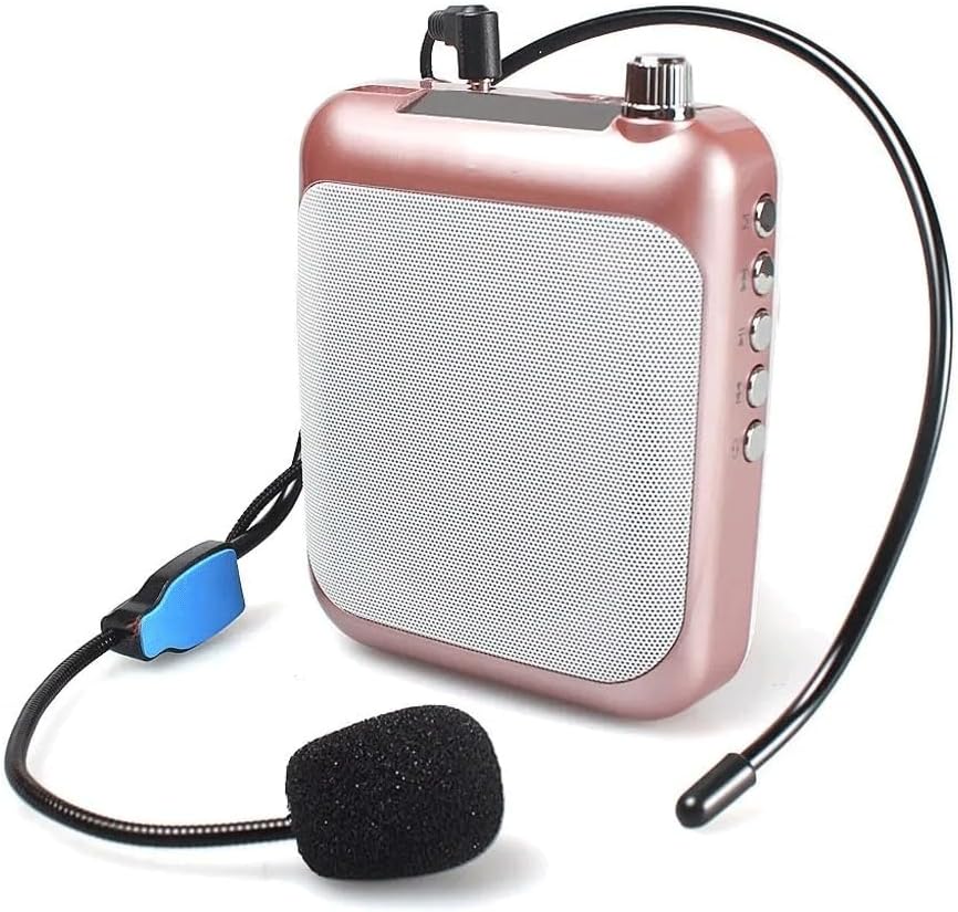 Voice Amplifier Megaphone Booster Microphone Portable Speaker Professional Mic with FM for Teacher Tour Guides