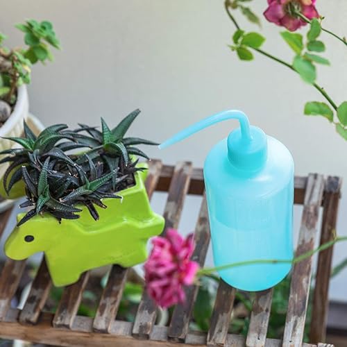 Miniatura 10 de Oubest Botella de lavado exprimible para suculentas, botella de riego de 8.5fl oz + 16.9fl oz, botella de riego por chorro de agua, lata de