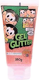 Cia. da Natureza, Gel Gliter Infantil, Para corpo e Cabelos, Turma da Mônica Kids, 180g