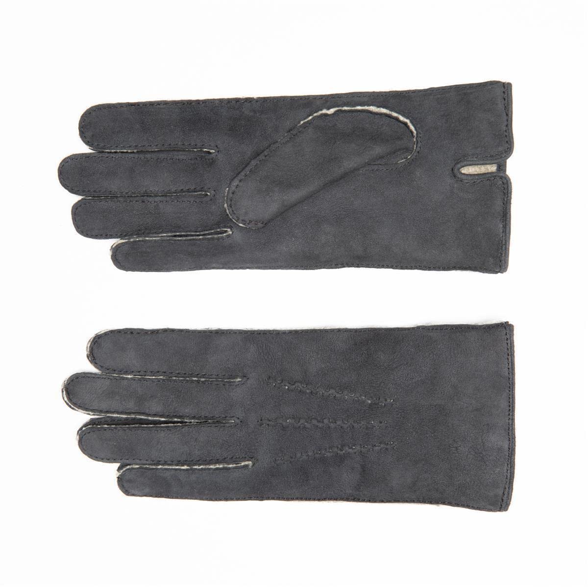 EEM gants en cuir pour femme, cuir d'agneau doux de Nouvelle-Zélande, fourrure douillette, cousus à la main