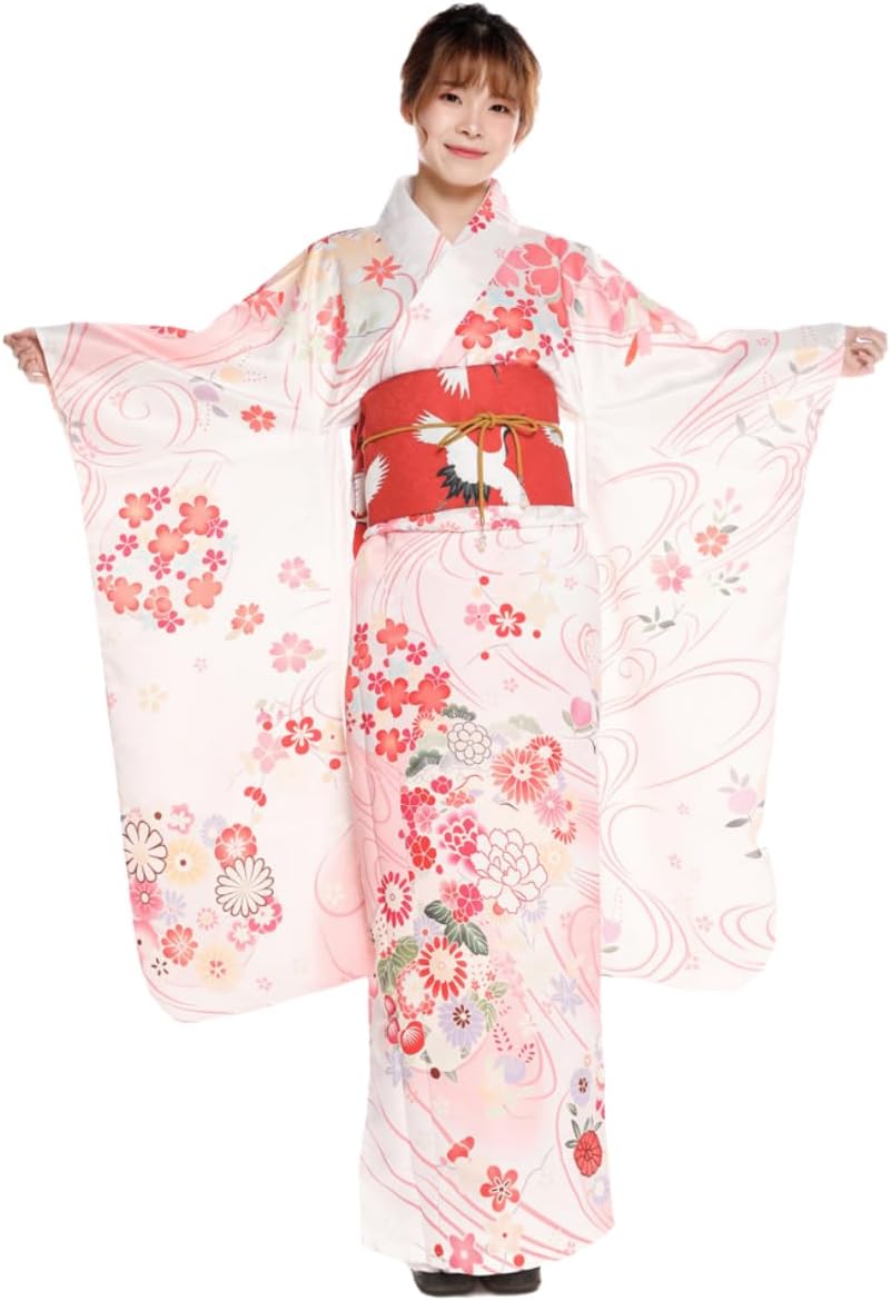 しつけ糸付き 正絹訪問着 フルセット4点 入学式 七五三 お宮参り 訪問