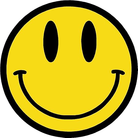 Amazon Com Smiley Face Sticker Sticker Graphic Waterproof Fade Resistant Die Cut Automotive