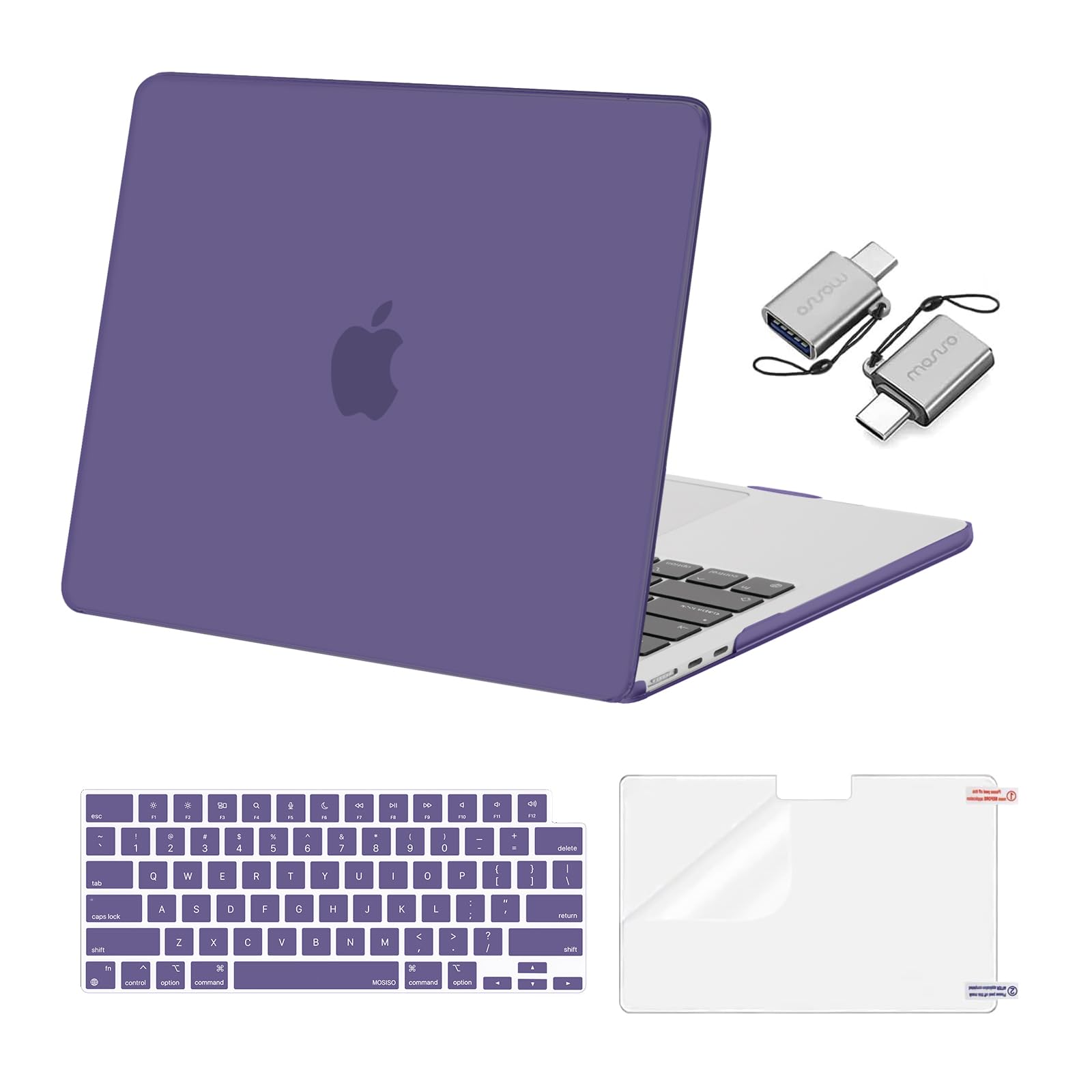 MOSISO Compatible with MacBook Air 13 inch Case M5 2026 M4 M3 M2 2025-2022