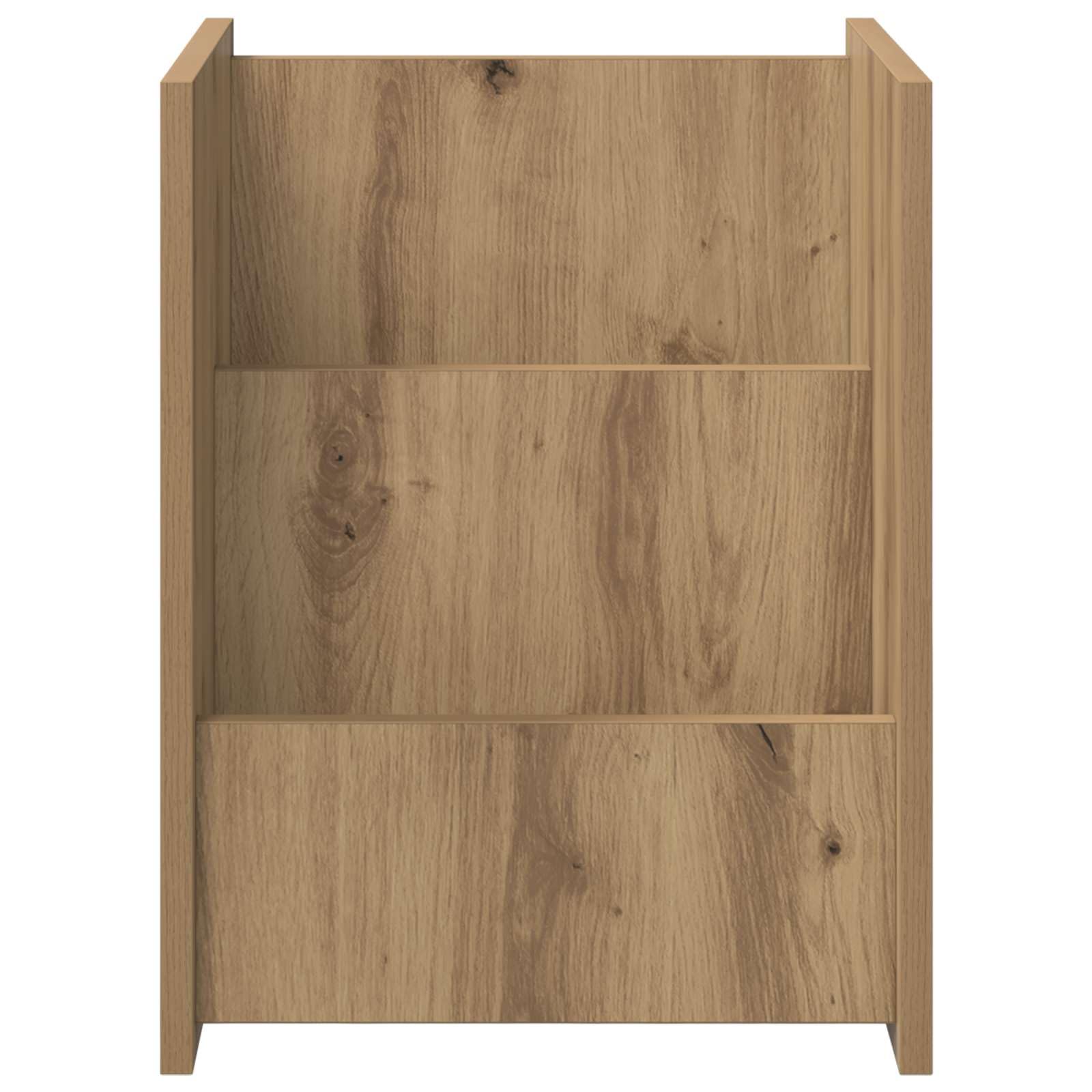 Stojak na czasopisma konstrukcyjne 35 x 35 x 45 cm | Prostokątna konstrukcja, magazyny książek, prosty montaż, łatwa do czyszczenia powierzchnia, do użytku w salonie biurze