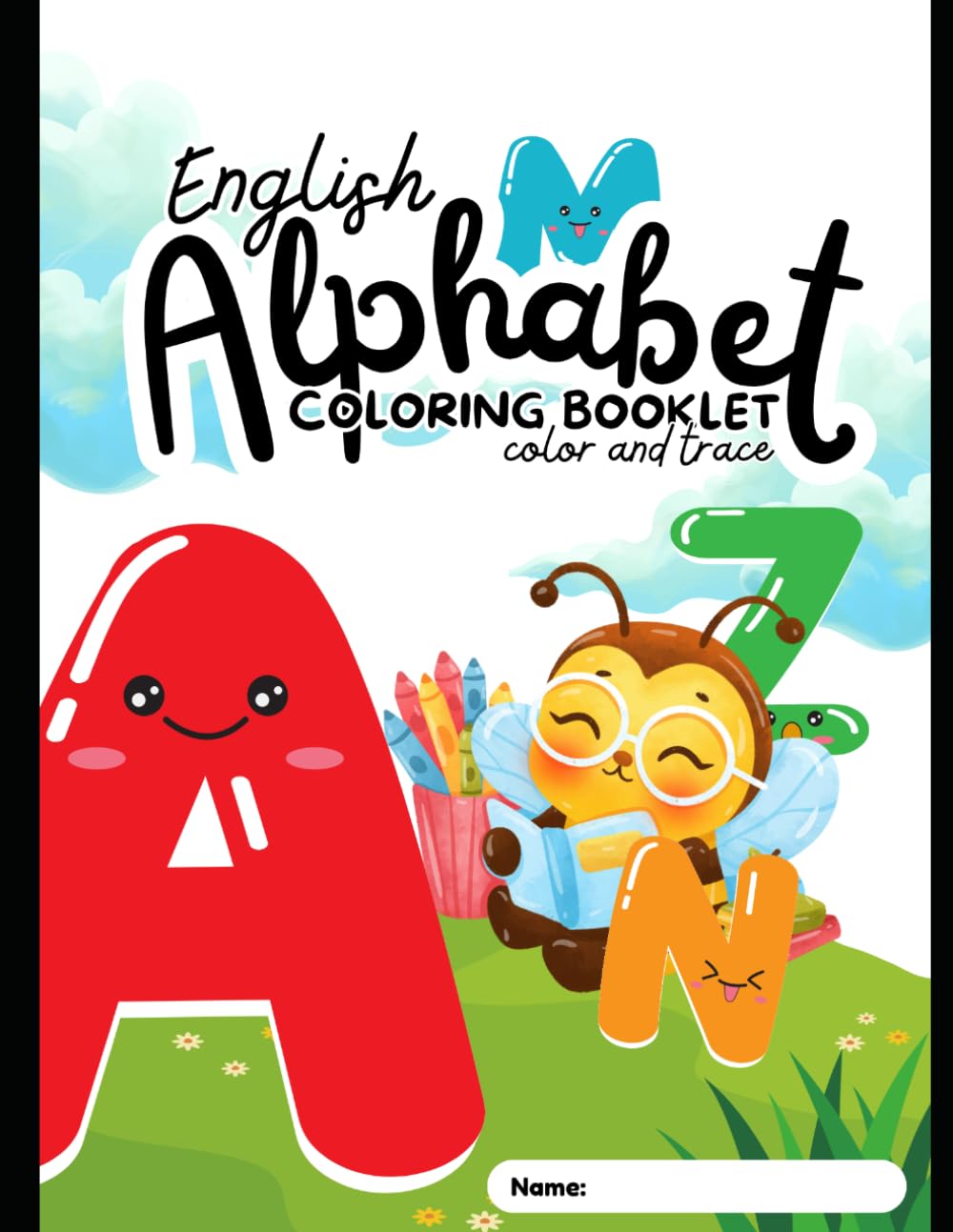 Learn-to-write workbook: Little Learners ABC Tracing Book- trace, color and learn alphabets