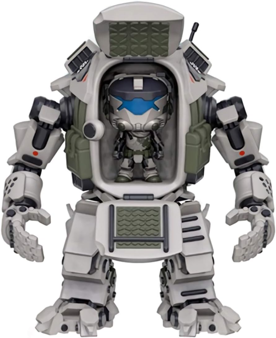 Funko Atlas & Pilot: Titanfall 2 x Deluxe POP! Games Vinyl Figure + 1 Video Games Themed Trading Card Bundle [#131 / 00013]