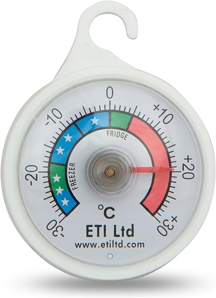 ETI Fridge Freezer Thermometer 52 mm Dial