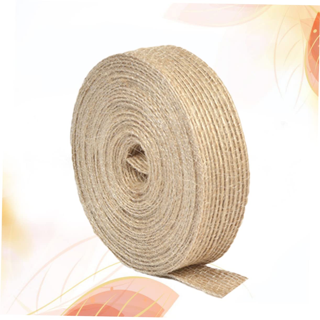 SEWACC 9stücke Breites Juteband Lange Rolle Natürlichem Jute Für Bastelarbeiten Hochzeiten Festlichkeiten Und Wohnraumdekoration Vielseitig Einsetzbar Für Und