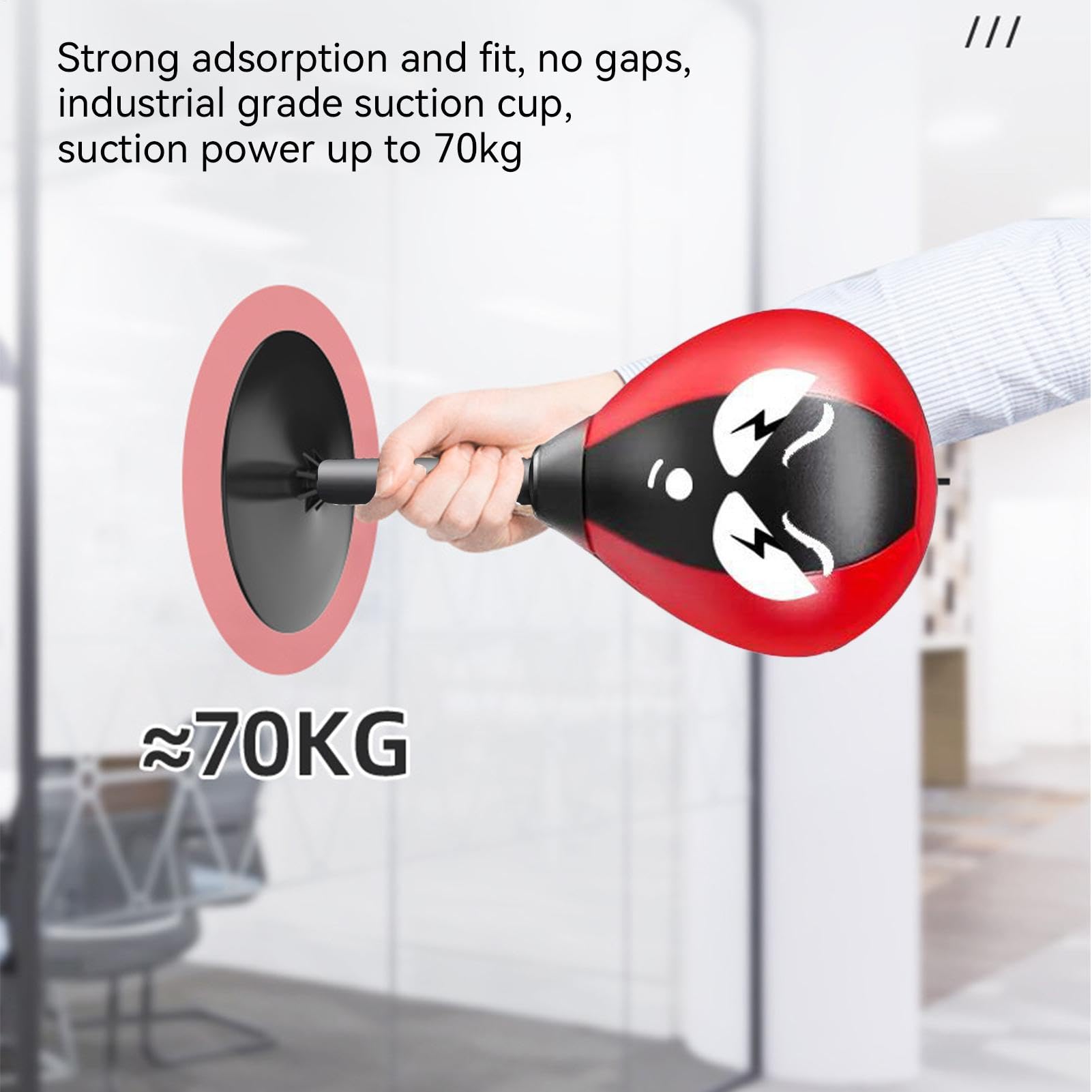 Punching ball - Tavolo da boxe, da desktop, con ventose, da boxe, per adulti, bambini